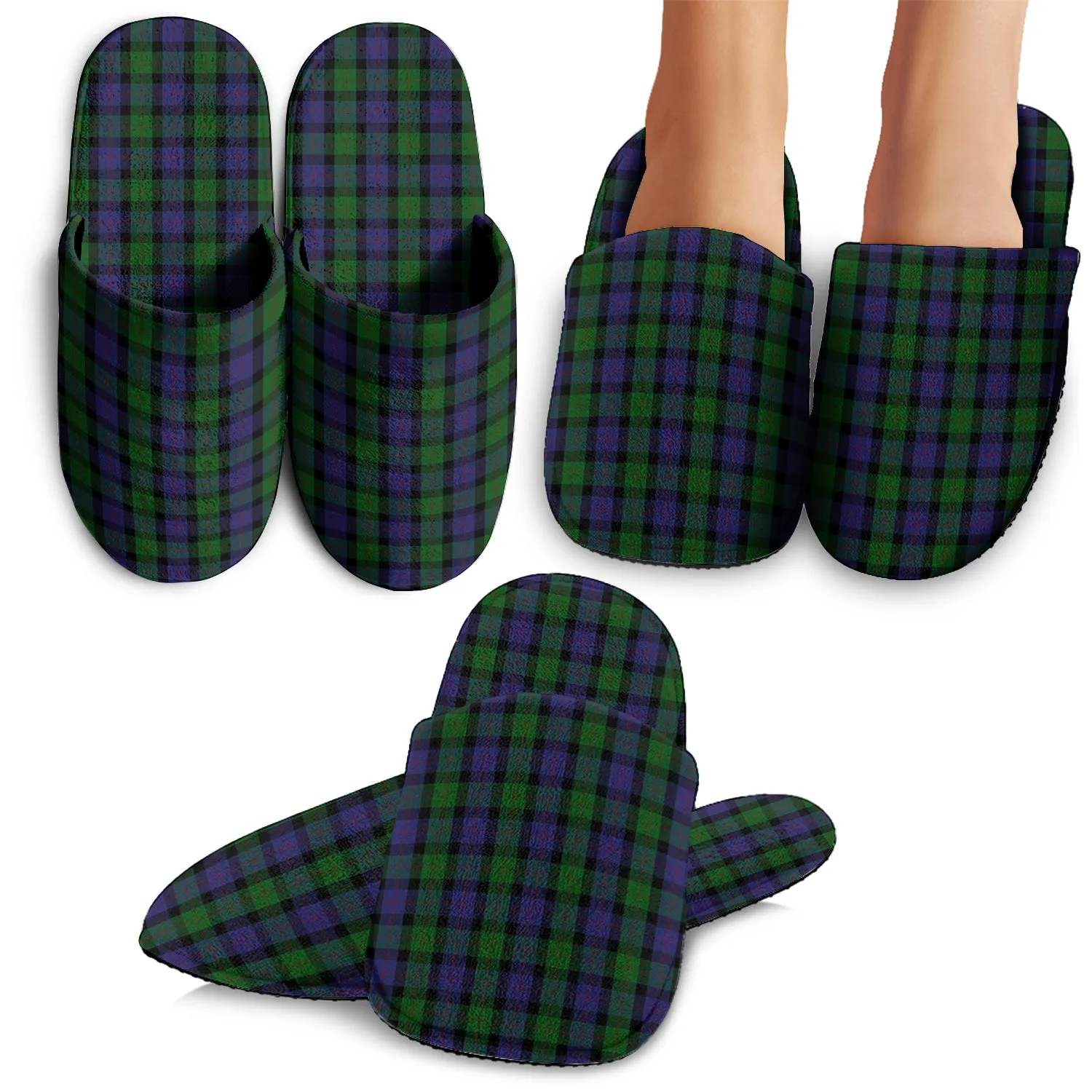 Blair Tartan Home Slippers