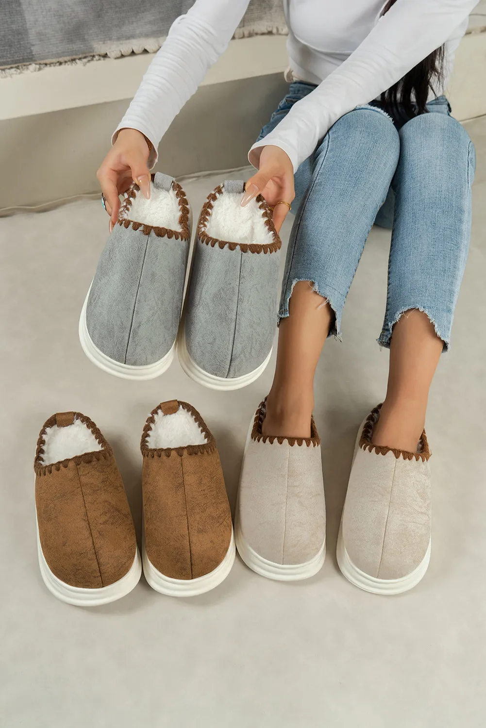 Bodee Plush Lined Slippers