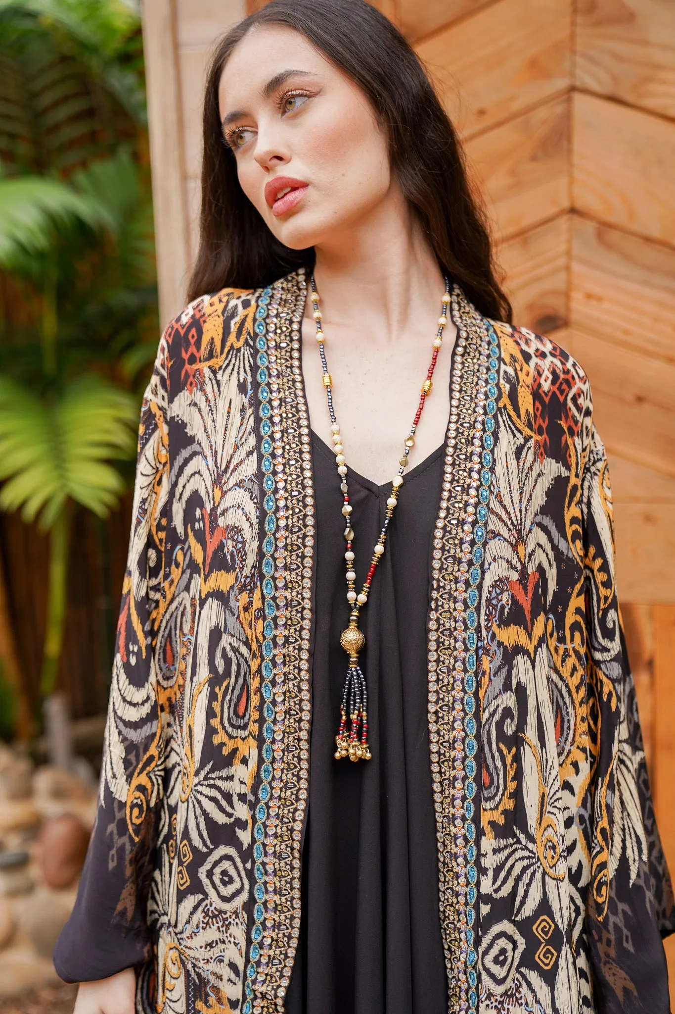 Bombay Jeweled Kimono