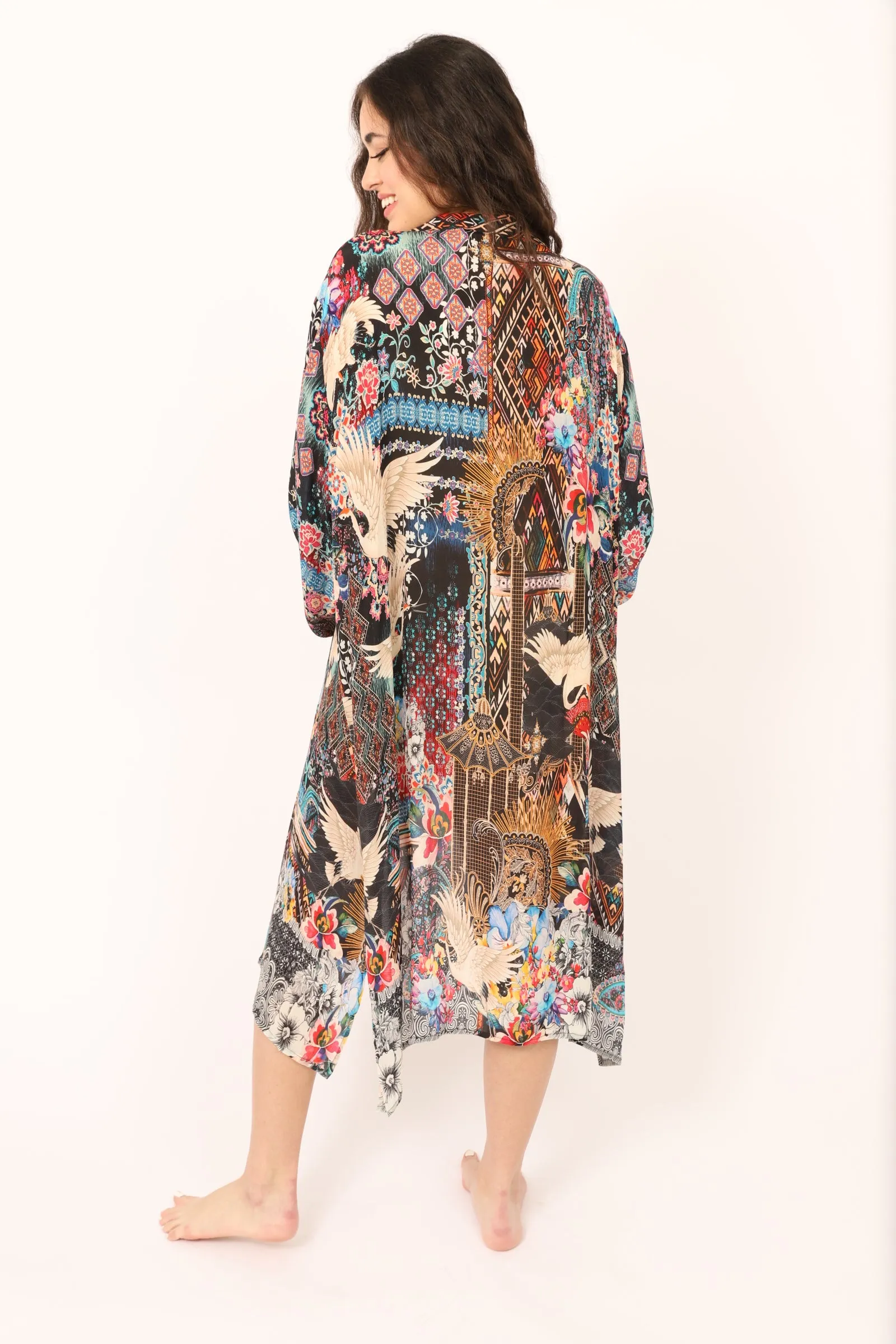 Bombay Jeweled Kimono