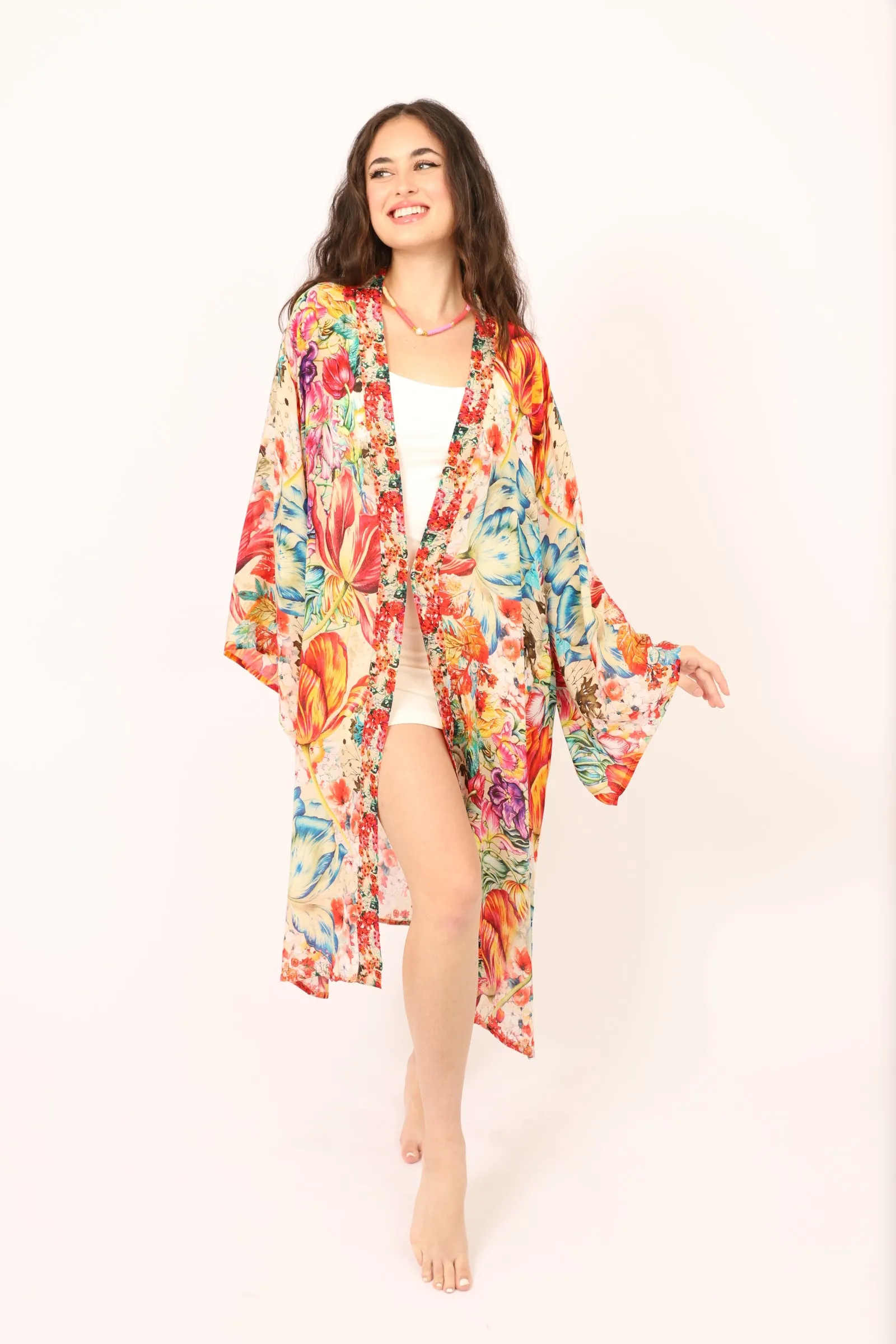 Bombay Jeweled Kimono