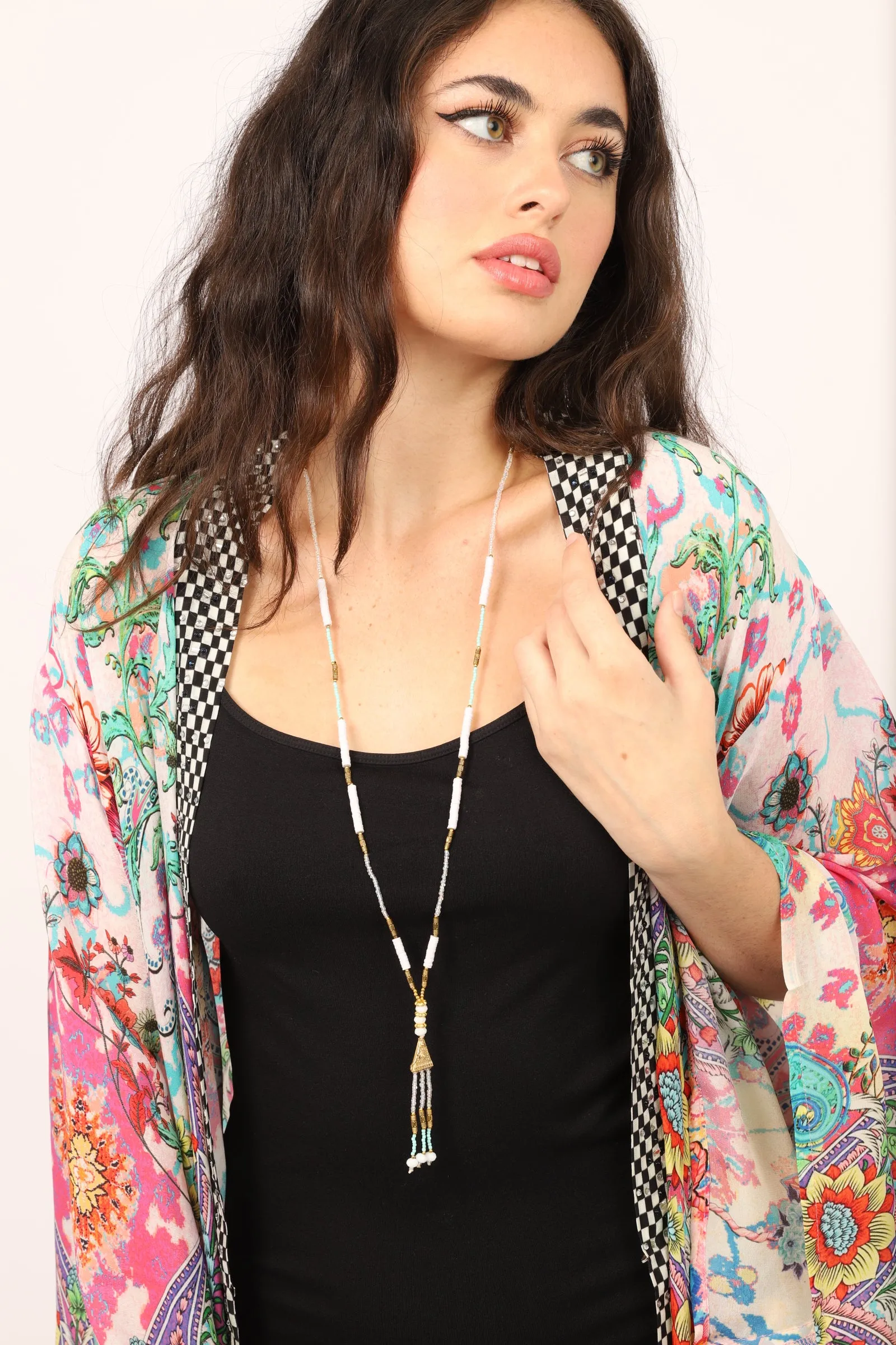 Bombay Jeweled Kimono