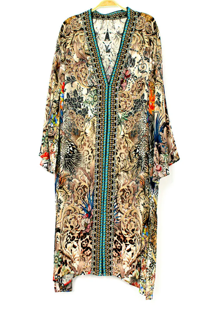 Bombay Jeweled Kimono