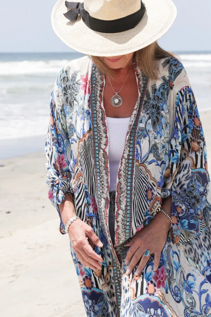Bombay Jeweled Kimono