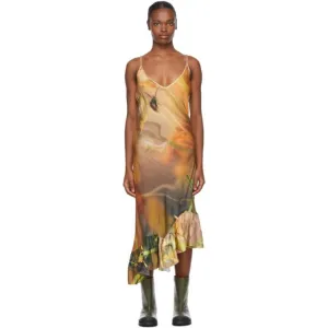 Collina Strada Multicolor Silk Michi Dress