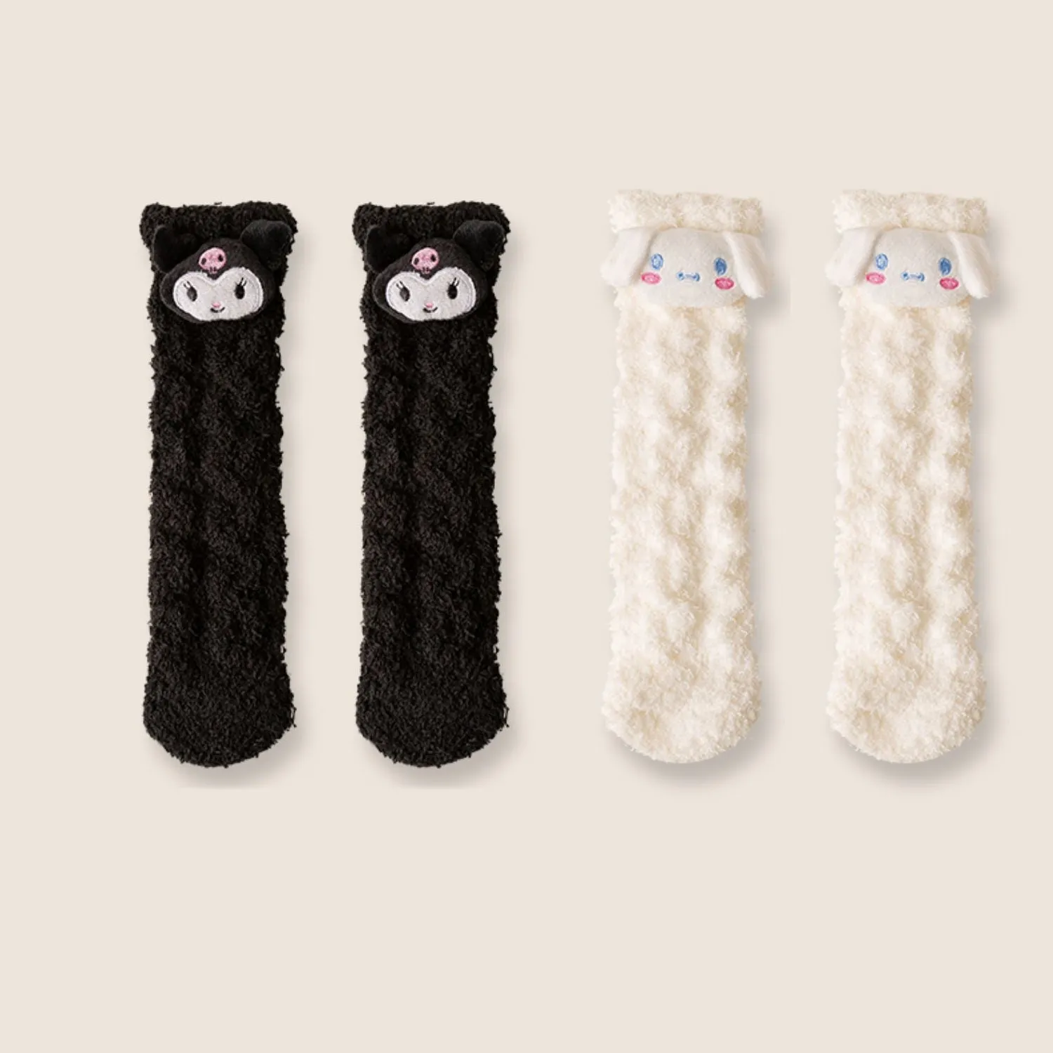 Cute Cartoon Autumn/Winter Socks 2 Pairs/set