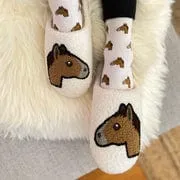 Dreamers & Schemers- Slipper w/crew socks