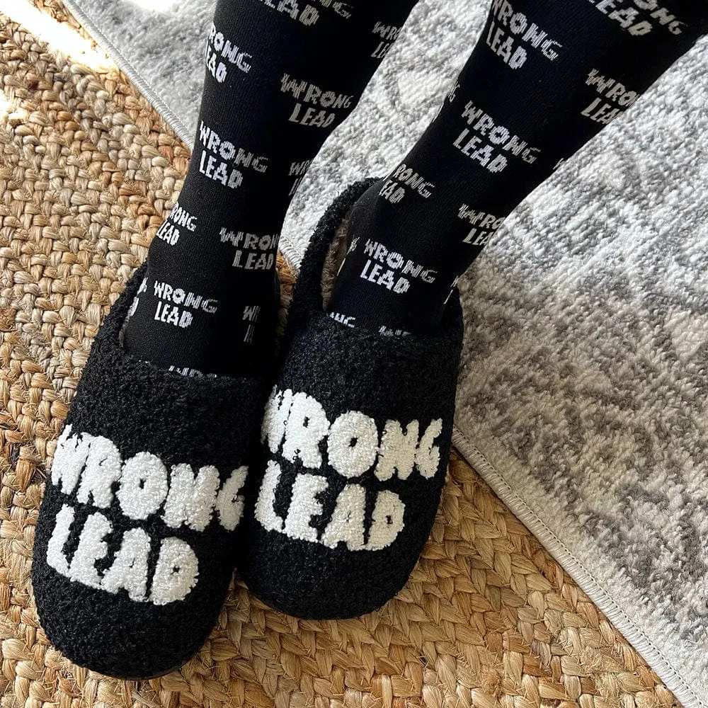 Dreamers & Schemers- Slipper w/crew socks