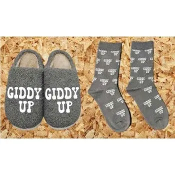 Dreamers & Schemers- Slipper w/crew socks
