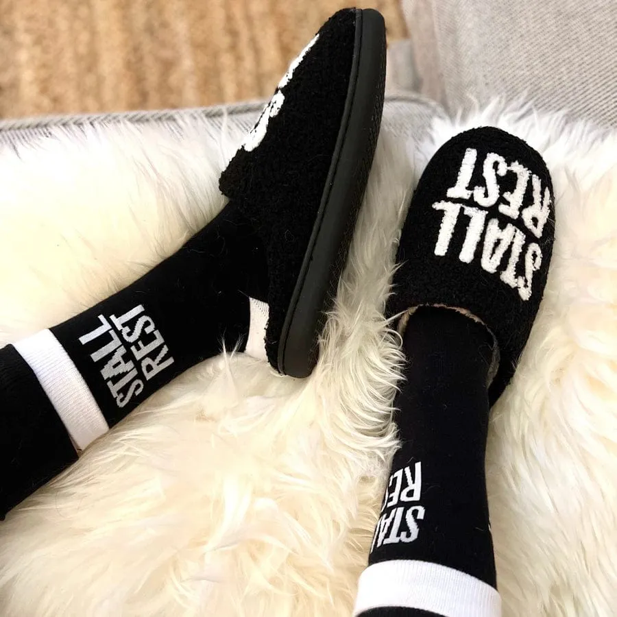 Dreamers & Schemers- Slipper w/crew socks