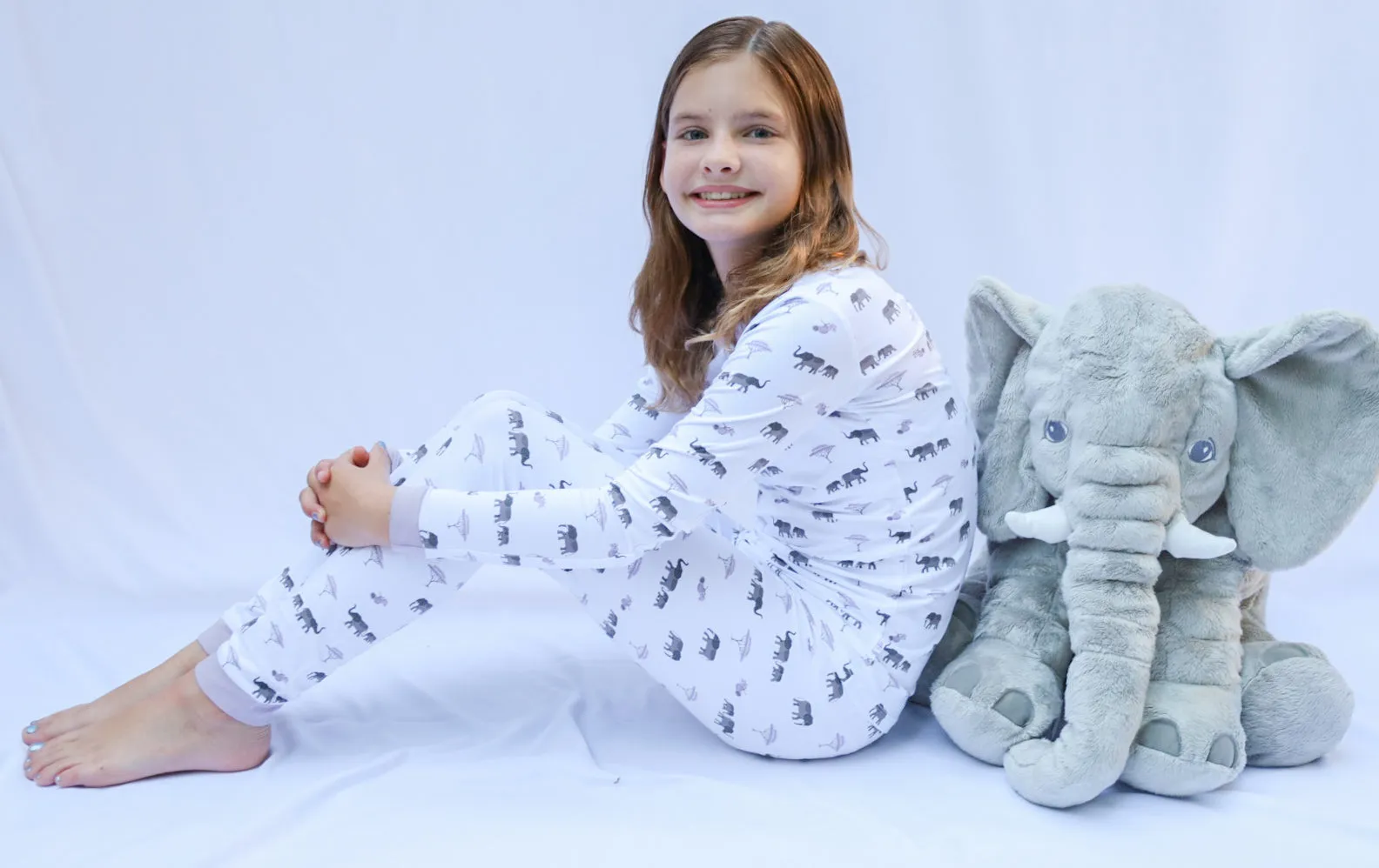 Elephant | Long Sleeve Pajamas