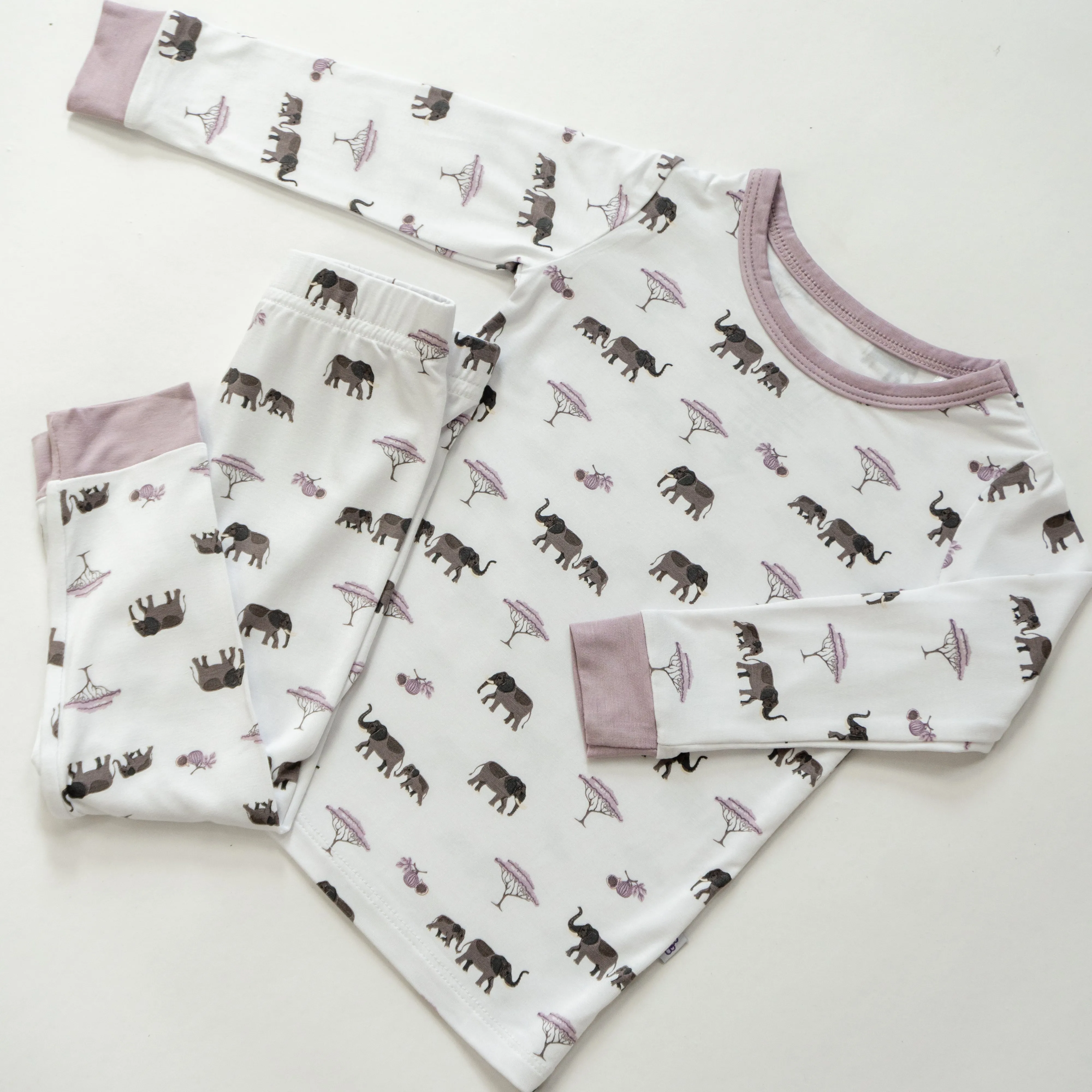 Elephant | Long Sleeve Pajamas