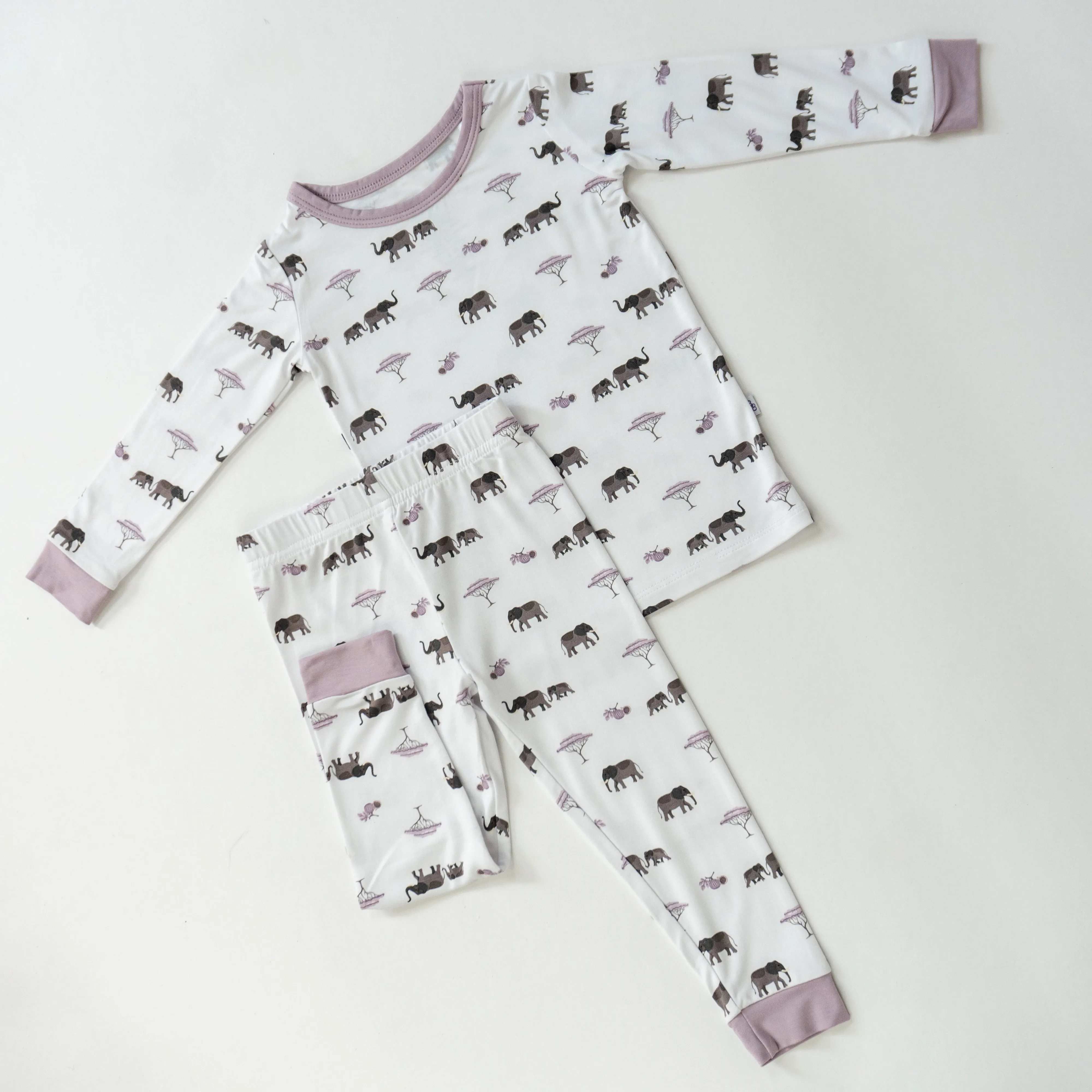 Elephant | Long Sleeve Pajamas