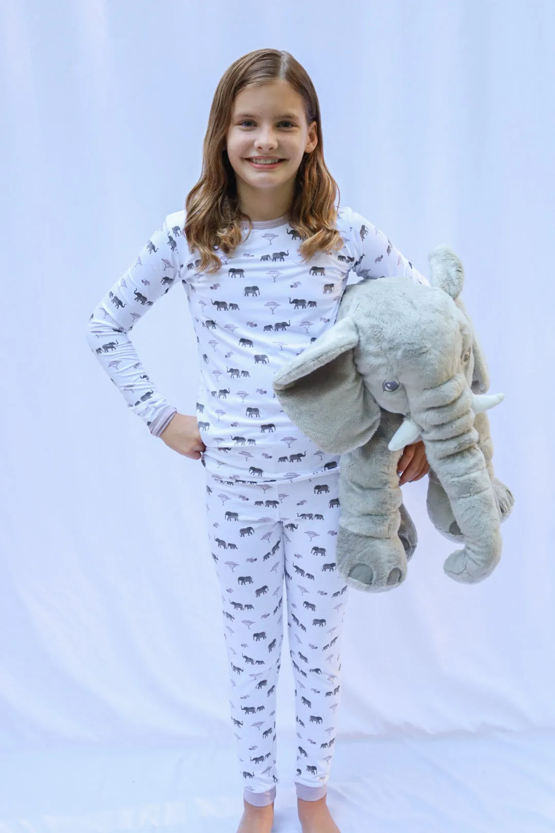 Elephant | Long Sleeve Pajamas