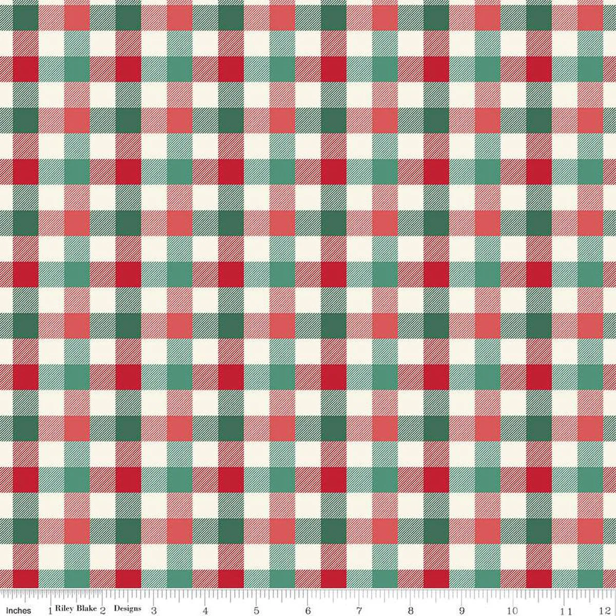 FLANNEL: Christmas Check - Multi  $13.49 / Yard