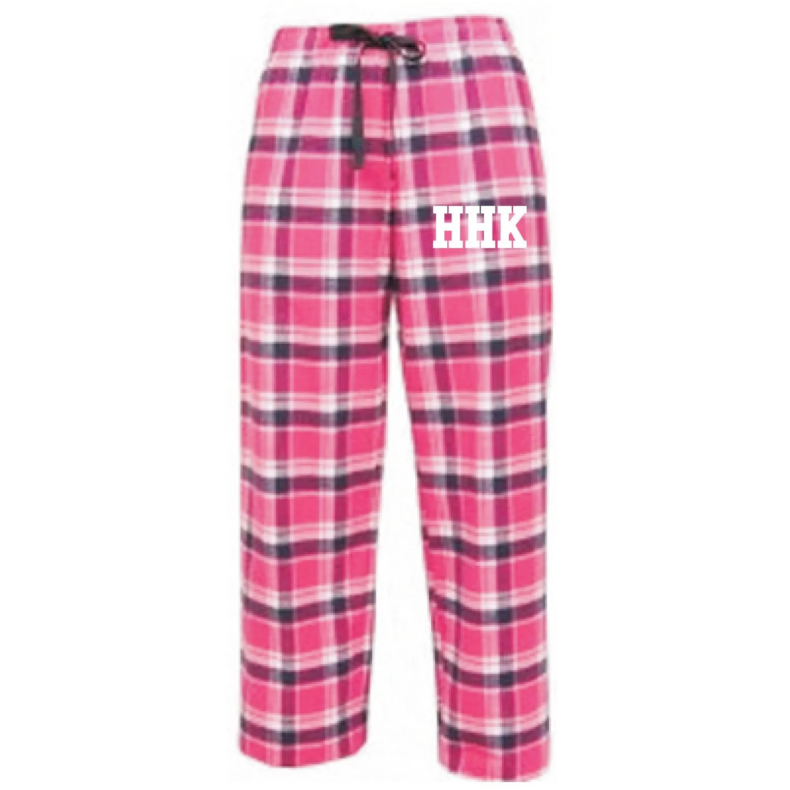 FLANNEL PANTS <br>NAVY & PINK PLAID