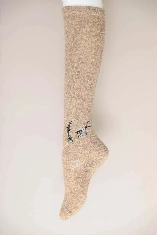 Hummingbird Wool Socks