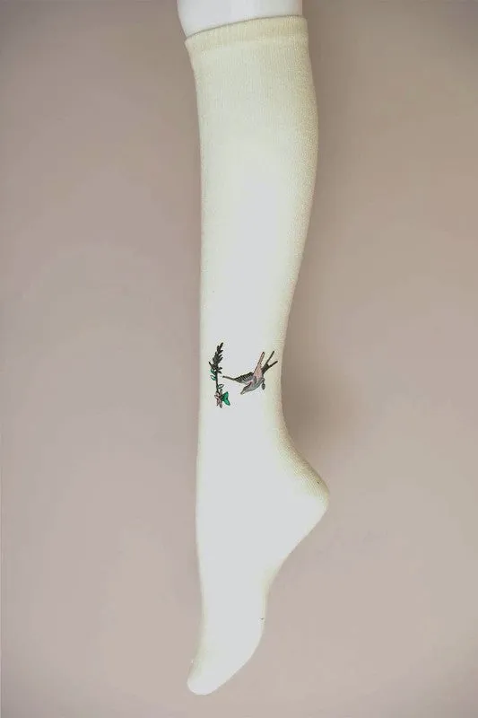 Hummingbird Wool Socks