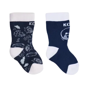 Kombi Adorable Twin Pack Infant Sock