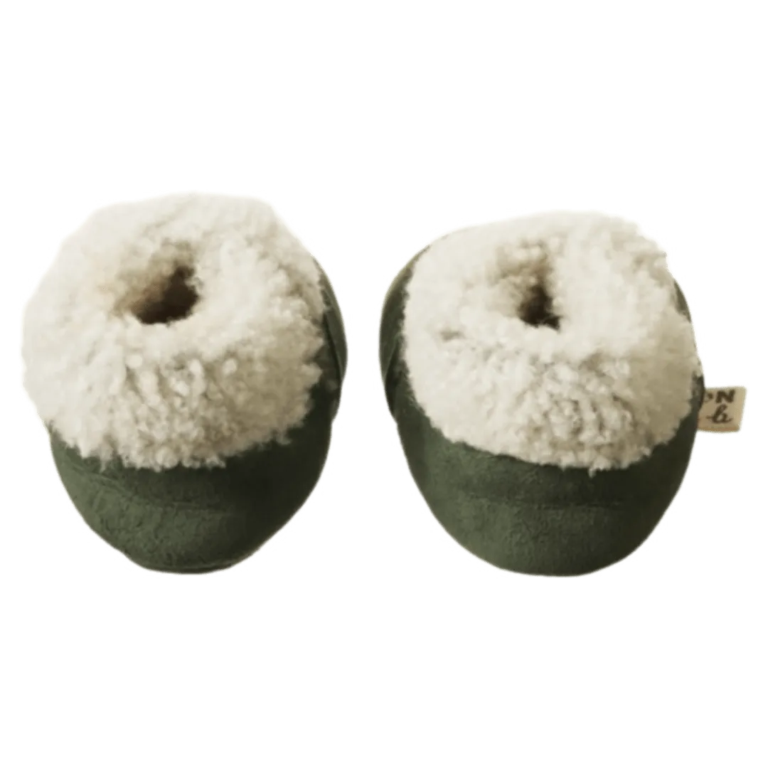 Lambskin Booties - Thyme