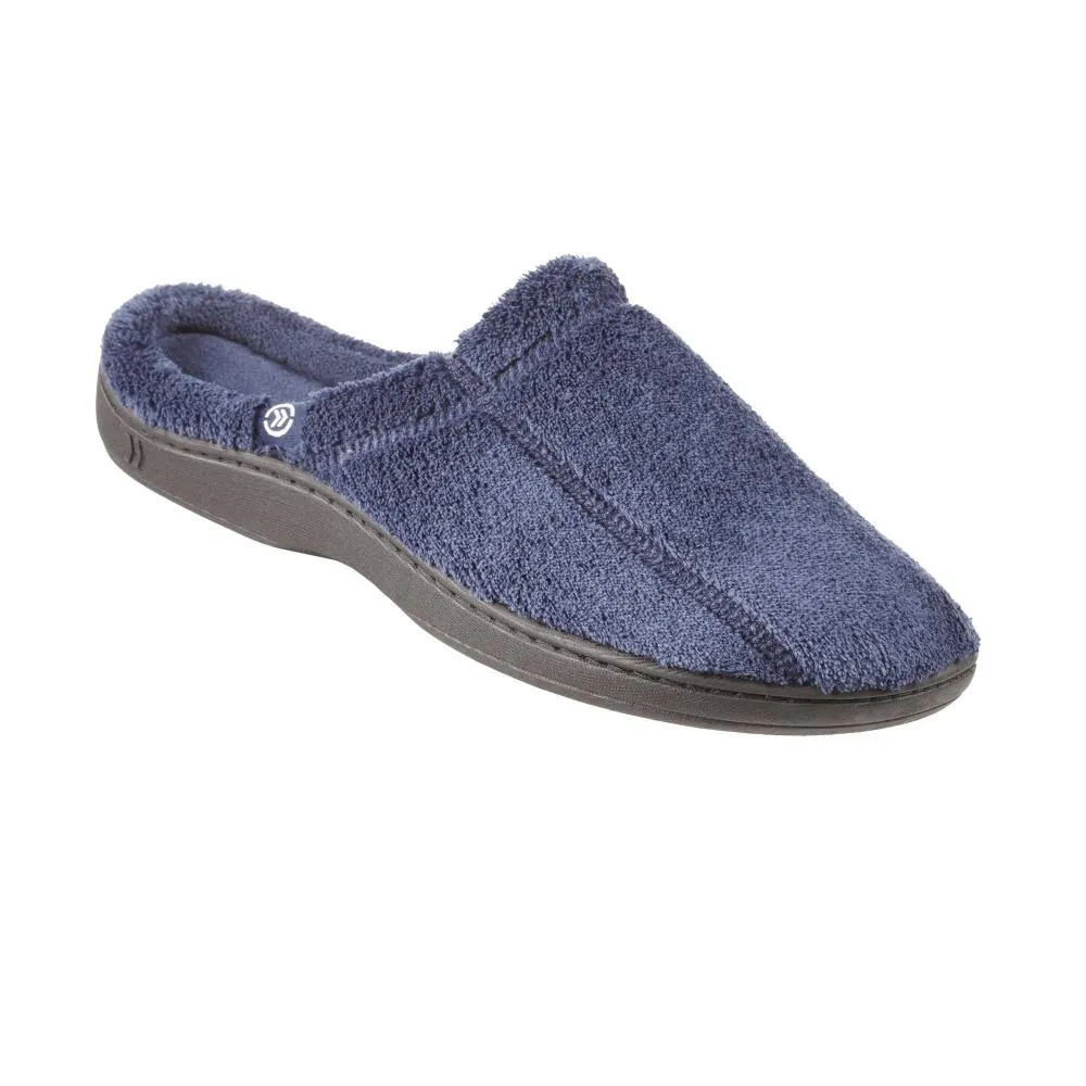 Men’s Isotoner Microterry Hoodback Slippers