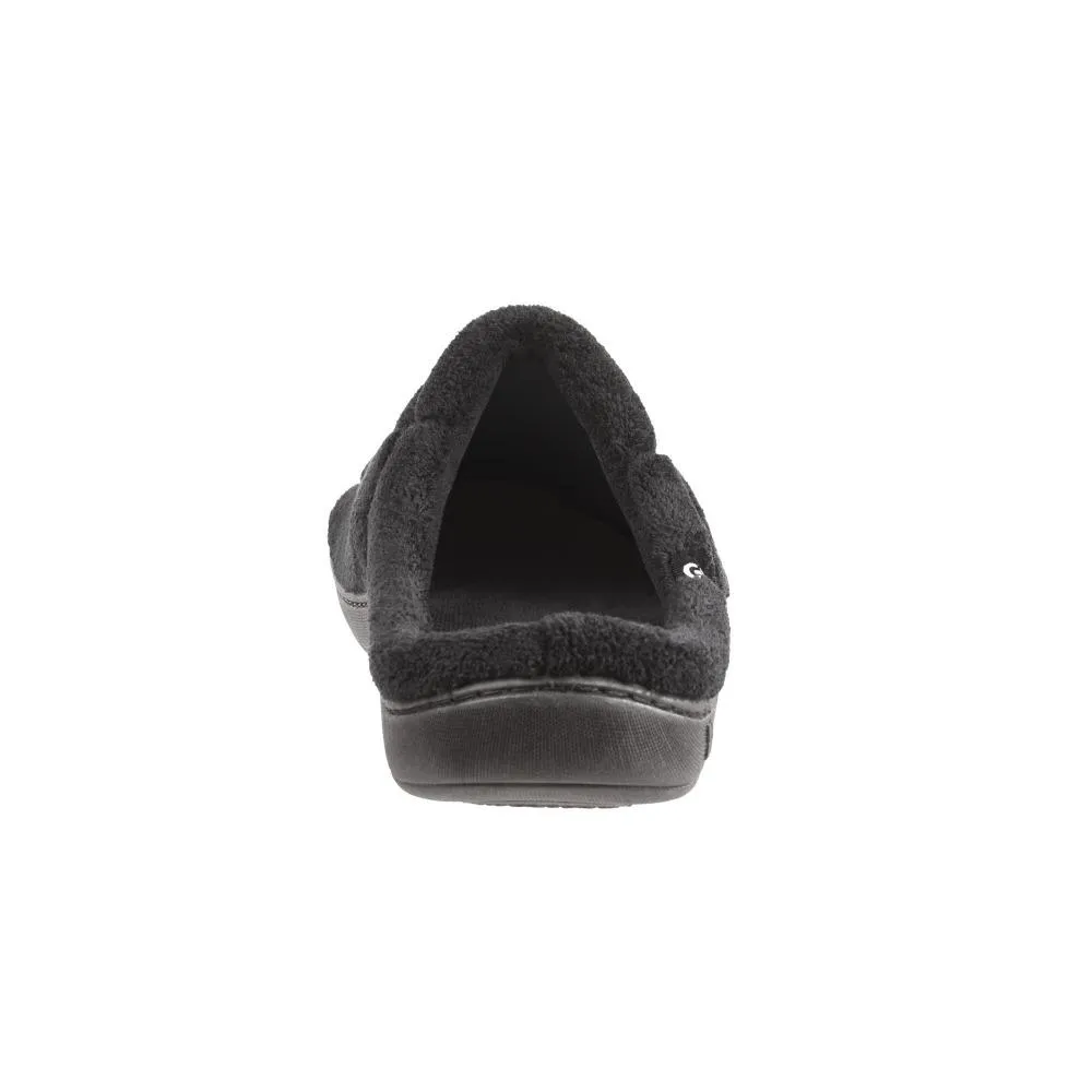 Men’s Isotoner Microterry Hoodback Slippers