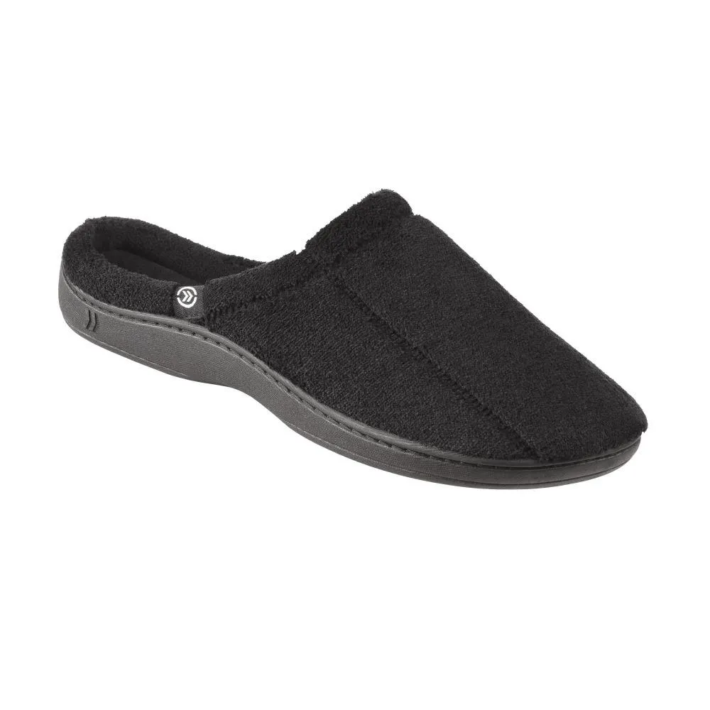 Men’s Isotoner Microterry Hoodback Slippers