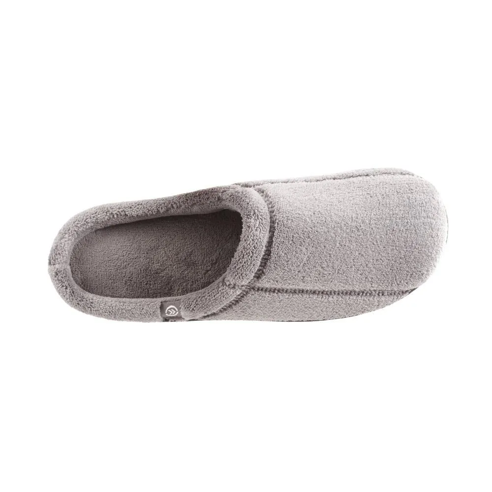 Men’s Isotoner Microterry Hoodback Slippers