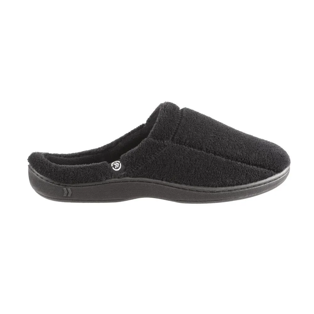 Men’s Isotoner Microterry Hoodback Slippers