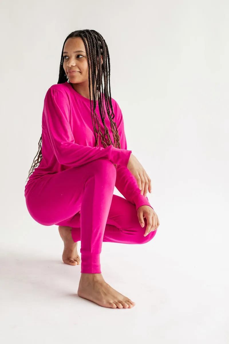 Must be Bamboo Pajamas - Dark Pink