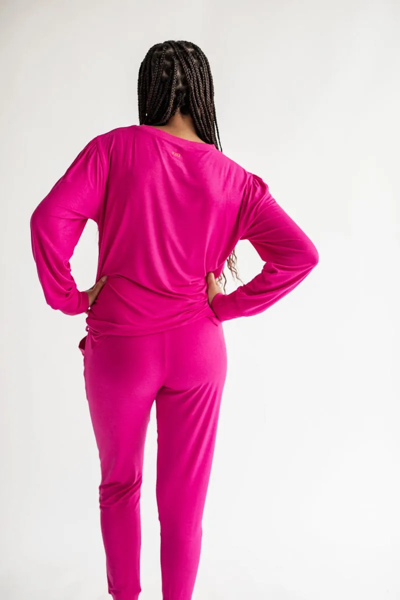 Must be Bamboo Pajamas - Dark Pink