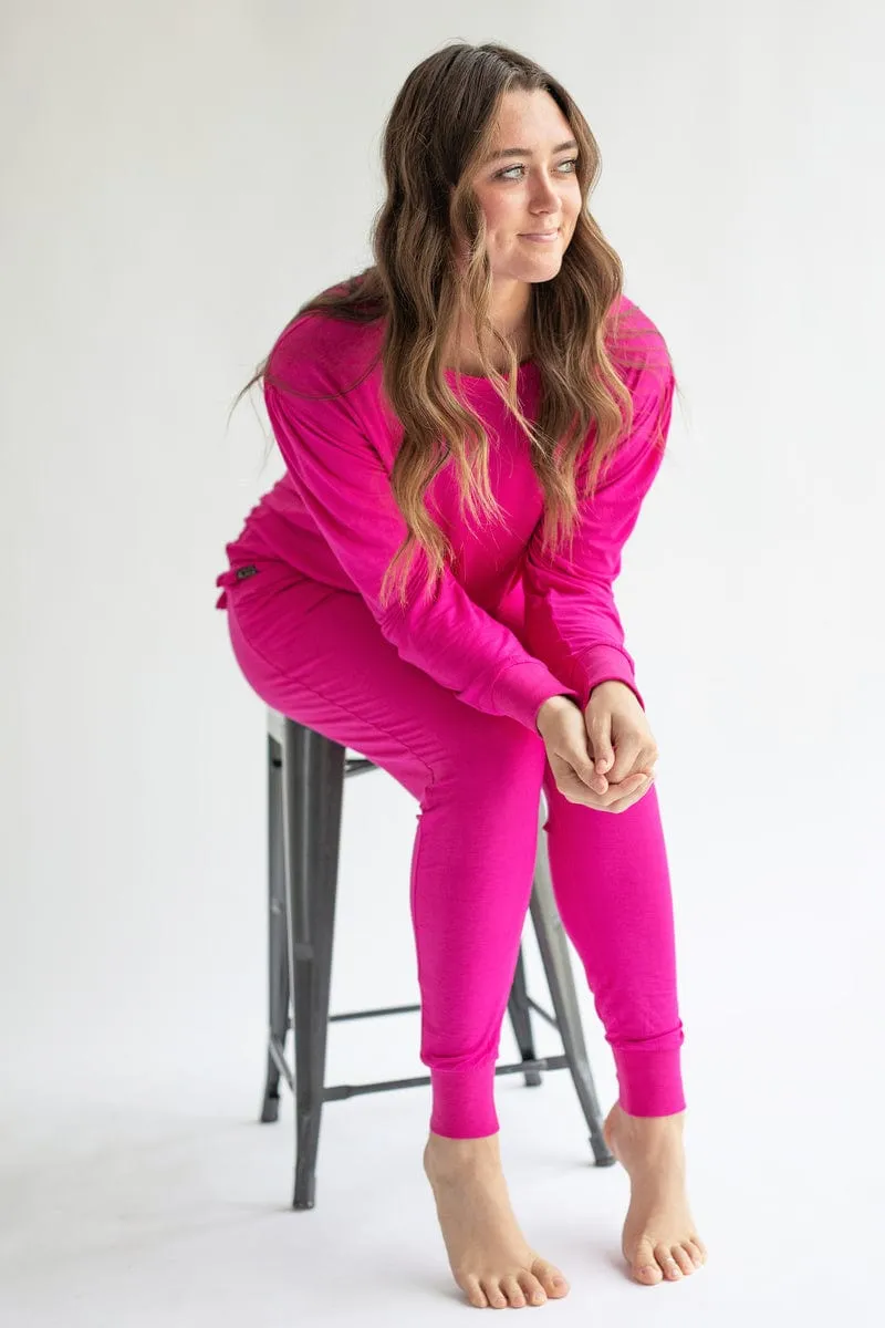 Must be Bamboo Pajamas - Dark Pink
