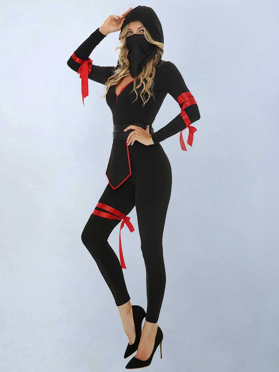 Mystery Ninja Hooded Jumpsuit