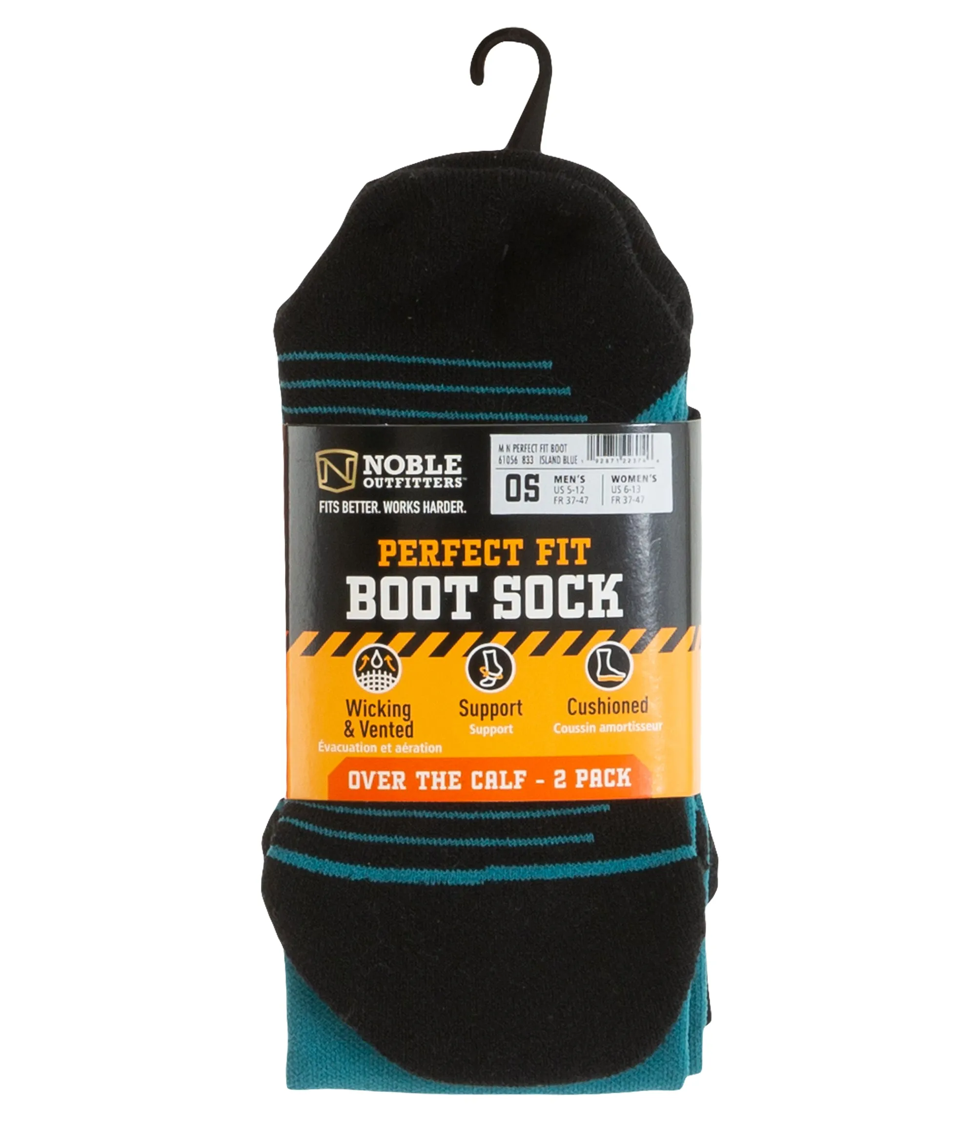 Perfect Fit Boot Sock Over the Calf – 2 Pack