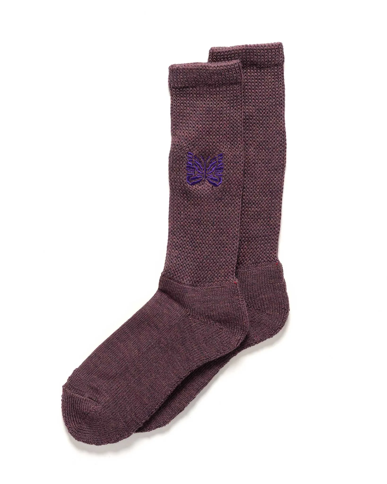 Pile Socks - Merino Wool Plum