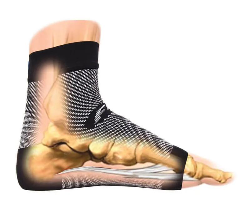 Plantar Fasciitis Foot Sleeve - Black