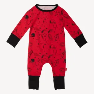 Red & Black Game Day Coverall
