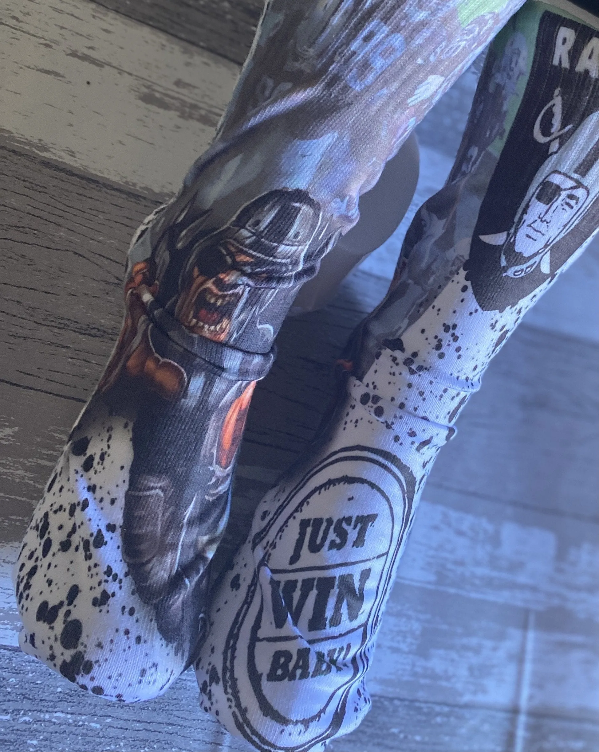 Theme Las Vegas Raiders dress socks