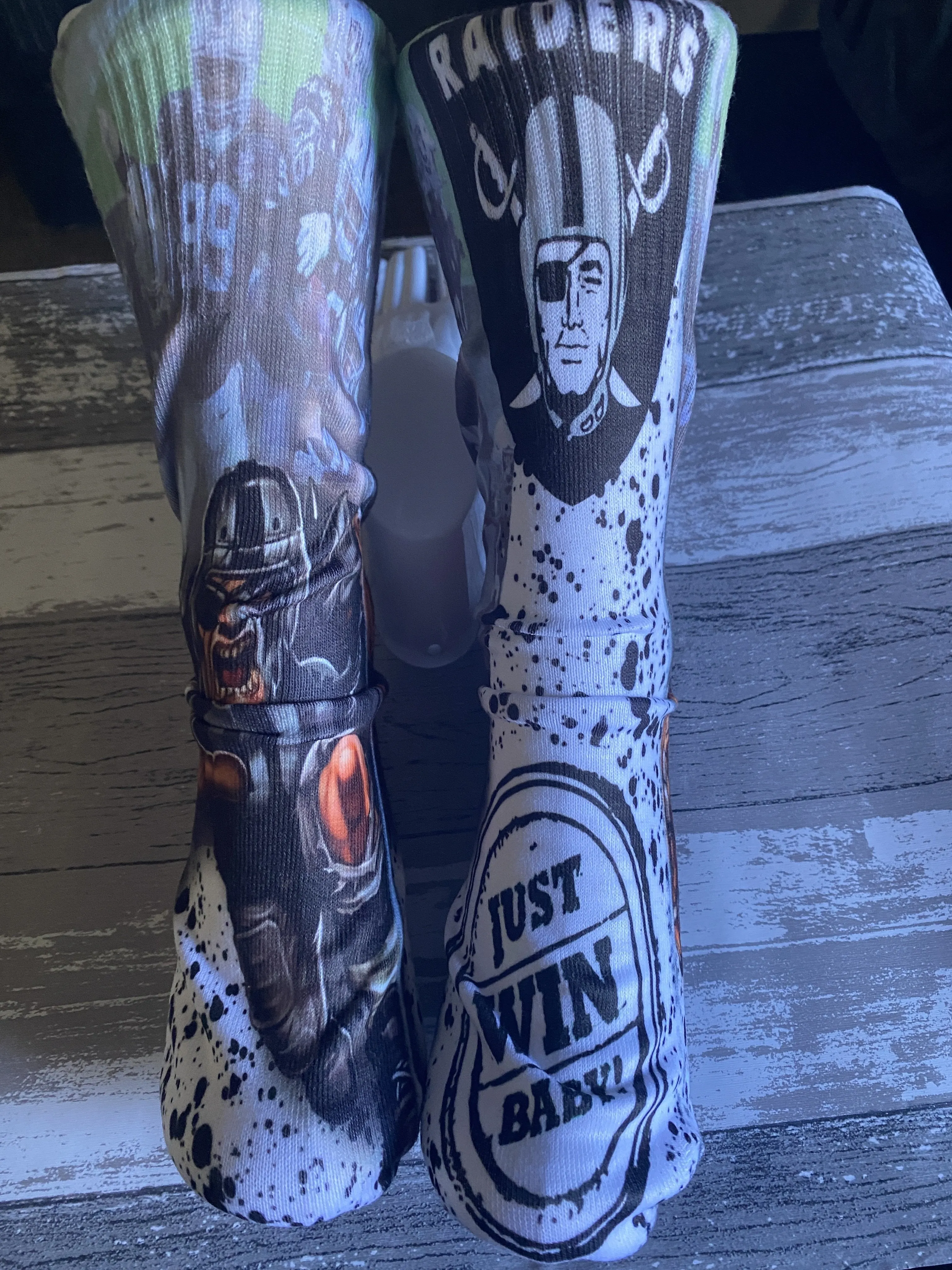 Theme Las Vegas Raiders dress socks