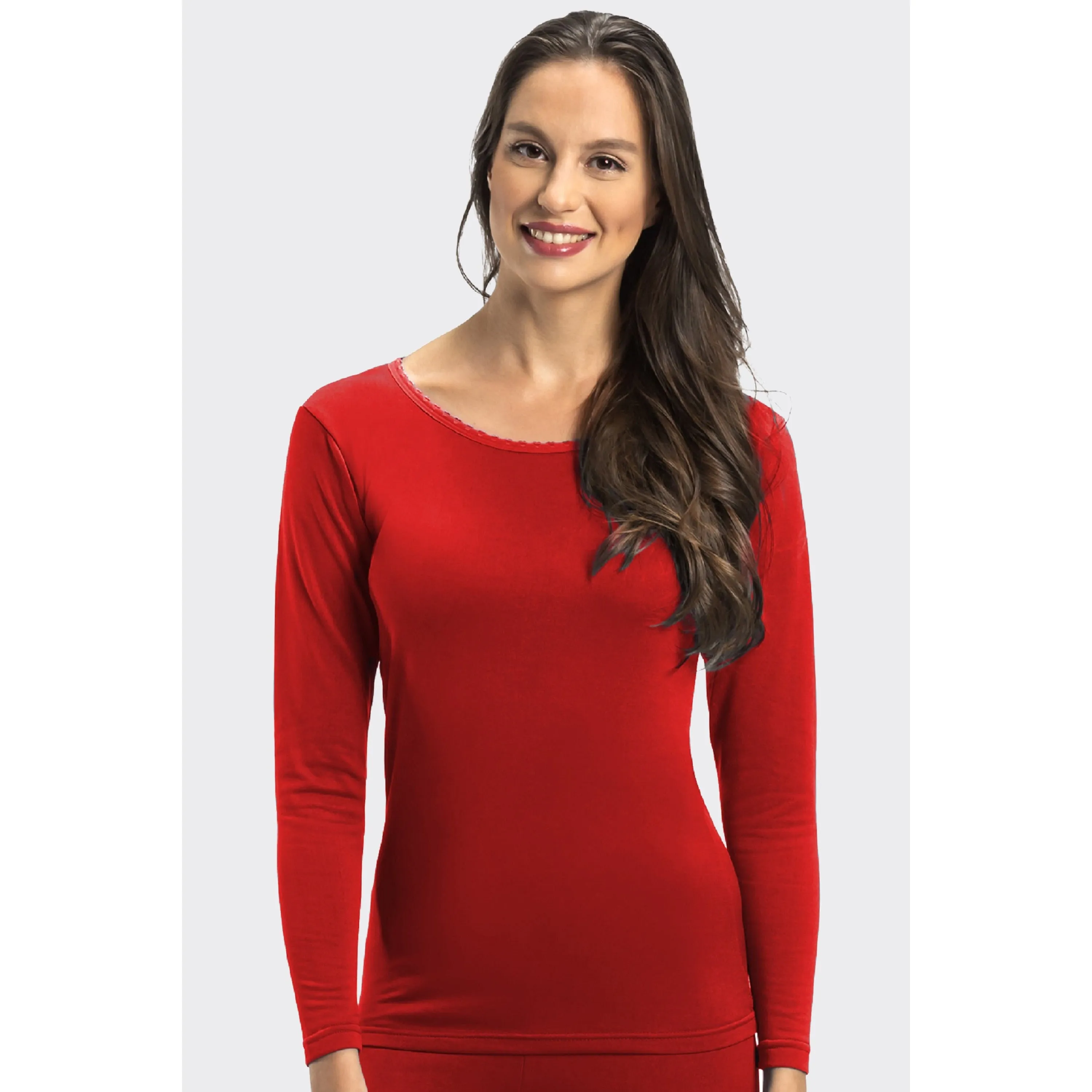 Women's Solid Thermal Top