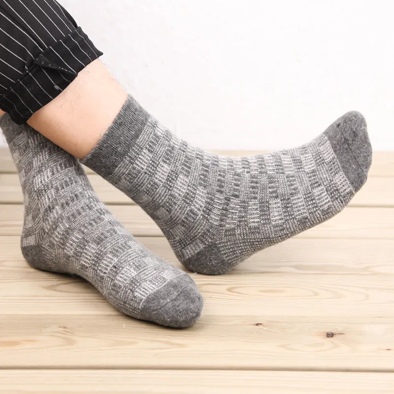 Wool Cashmere Breathable Men Socks 5 Pairs/Lot