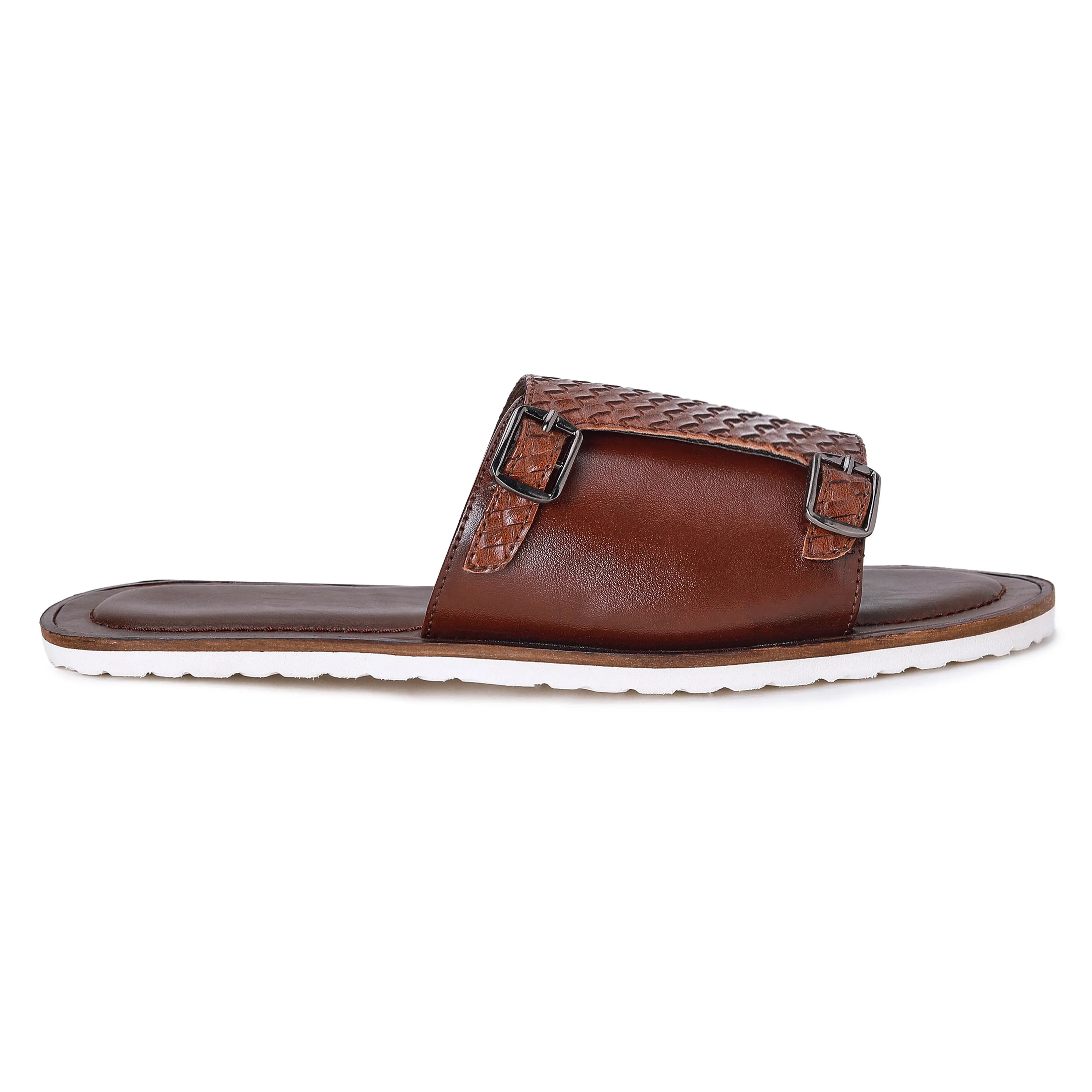 WOVEN SANDALS-TAN