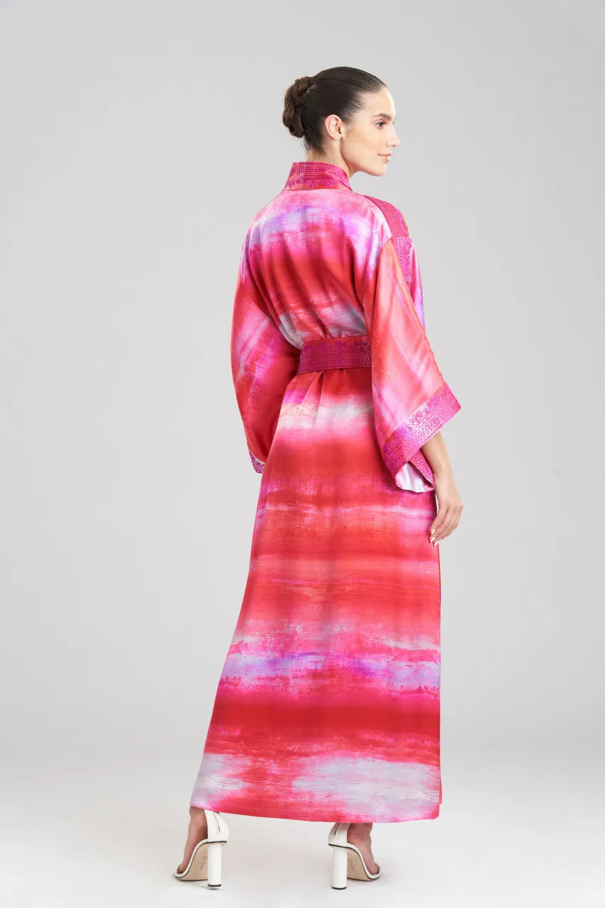 Yoriko Embroidery Silk Robe