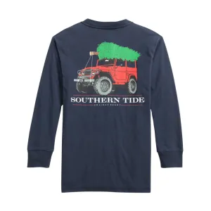 Youth Jeepmas Long Sleeve T Shirt