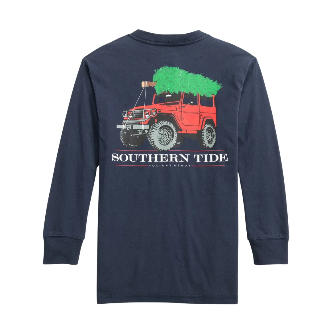 Youth Jeepmas Long Sleeve T Shirt
